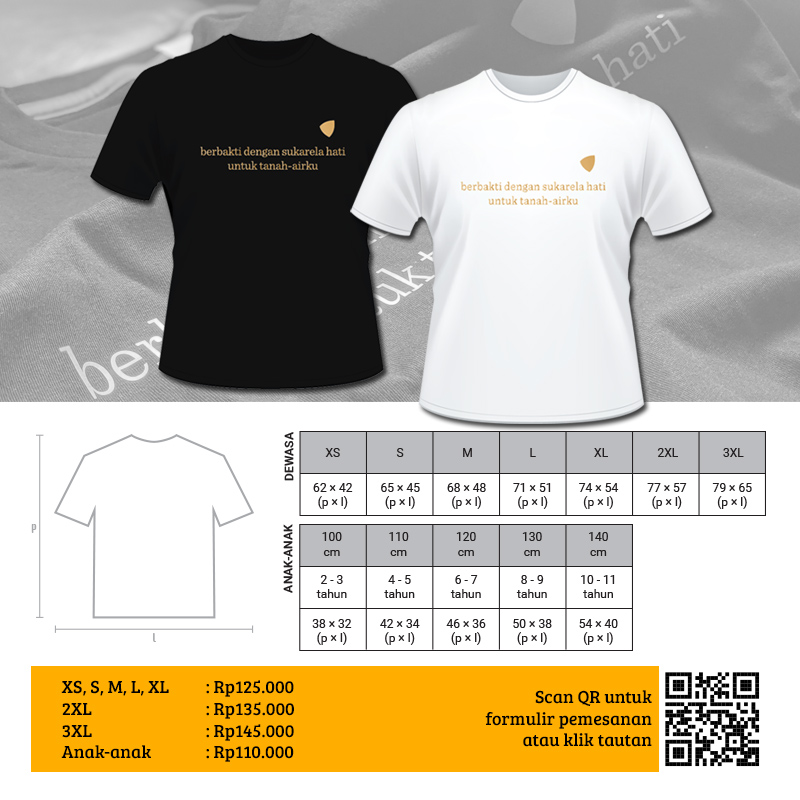T-shirt 'Berbakti 2'