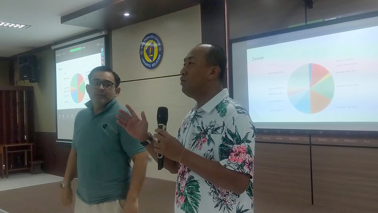 Koordinator dewan pengawas terpilih periode berikutnya beserta koordinator KIK
