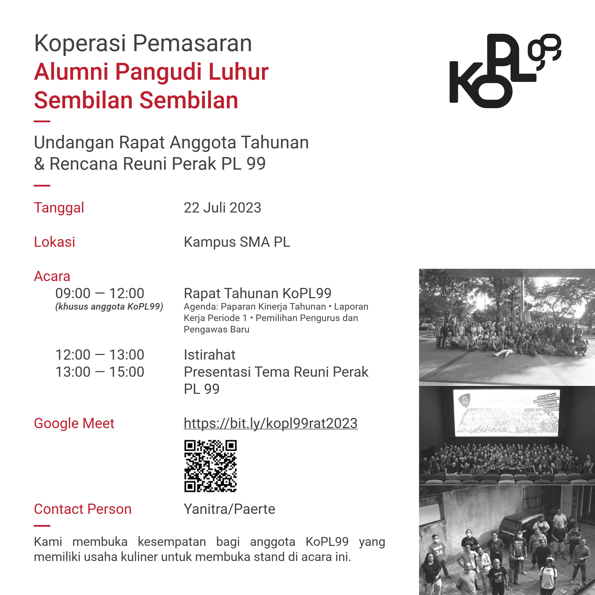 undangan rapat anggota tahunan kopl99